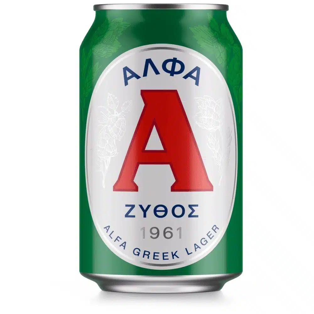 Άλφα Μπίρα Lager Κουτί 330ml